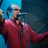 Mike Patton performing live on stage with Faith No More