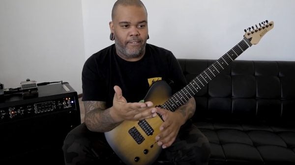 A photo of Joshua Travis from the band The Tony Danza Tapdance Extravaganza.